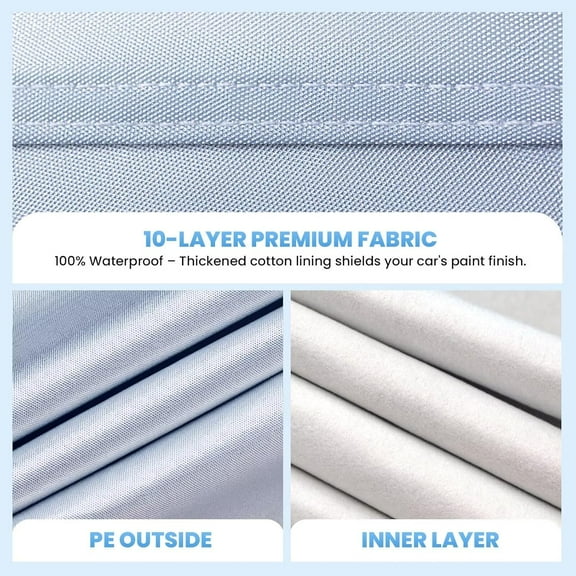 Waterproof SUV Car Cover 10 Layers All Weather Custom Fit for CR-V