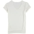 thumbnail image 2 of P.J. Salvage Womens V- Neck Pajama Sleep T-shirt, Off-White, Medium, 2 of 2