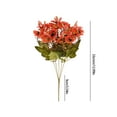 thumbnail image 3 of Hvmvliv Artificial Flowers Simulated Bouquet Fake Flowers Wedding Home Hotel Artificial Plants Flower Arrangement Decoration Photography Props Ornaments Decoration Red, 3 of 6