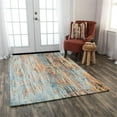 thumbnail image 4 of Alora Decor Alure 8' x 10' Abstract Blue/Blue/Apricot Hybrid Area Rug, 4 of 5