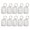 B, variant on 10 Pcs Various Shapes Acrylic Keychain Picture Frame Keyring with Split Rings