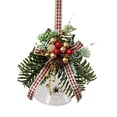 thumbnail image 3 of Adorno de Campana de Navidad, Decoración Colgante para de Navidad, Adornos Navideños, Campana de Cristal, Campana Artesanal, para Anive Estilo C, 3 of 8