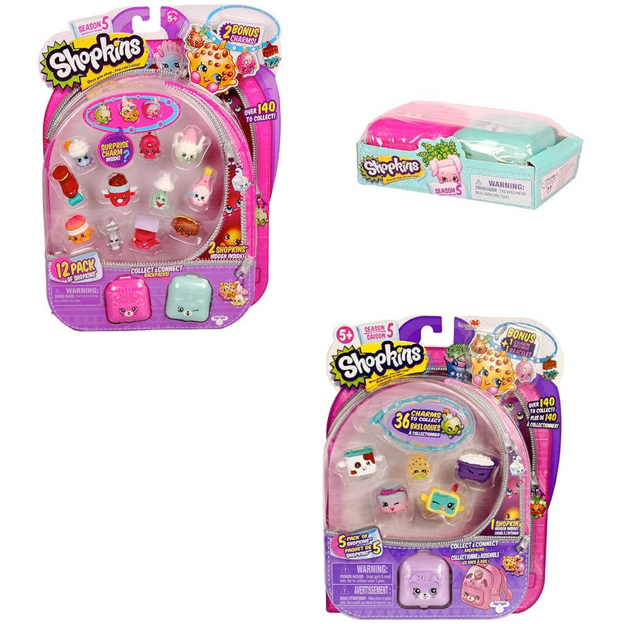 Shopkins Season 5 Mega Gift Bundle with Pack of 12, Pack of 5 and Pack
