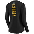 thumbnail image 3 of Women's Stephen Curry Black Golden State Warriors Playmaker Name & Number Long Sleeve V-Neck T-Shirt, 3 of 3