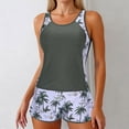 thumbnail image 6 of Erwazi Tankini Swimsuits for Women Two Piece Swim Top Shorts Tummy Control Bathing Suits Floral Modest Swimwear, 6 of 9