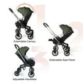 thumbnail image 5 of Cochildor Citi 2.0 Pro Baby Stroller, Rear-Facing Stroller with 3 Modes, Adjustable Handle & Extendable Seat Panel, Green, 5 of 7
