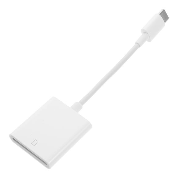 Toyvian Trail Camera Memory Card Reader Type C Card Reader White for Photographers 1Set