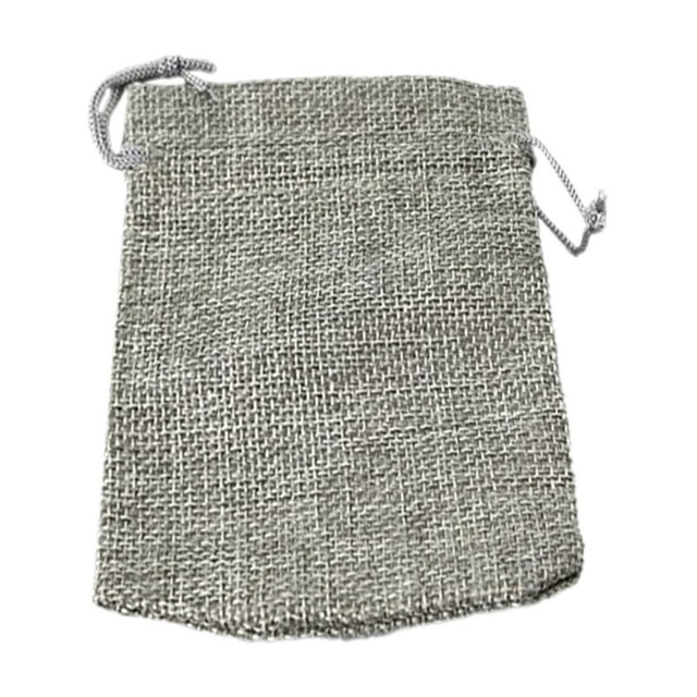 1Pcs Reusable Burlap Gift Bags With Drawstring,3X4 Inch Drawstring Gift Bag,Small Party Drawstring Gift Bag, Linen Sacks Bag For Wedding Party Favor, Coffee, Diy Craft Sachet Bags,(F)
