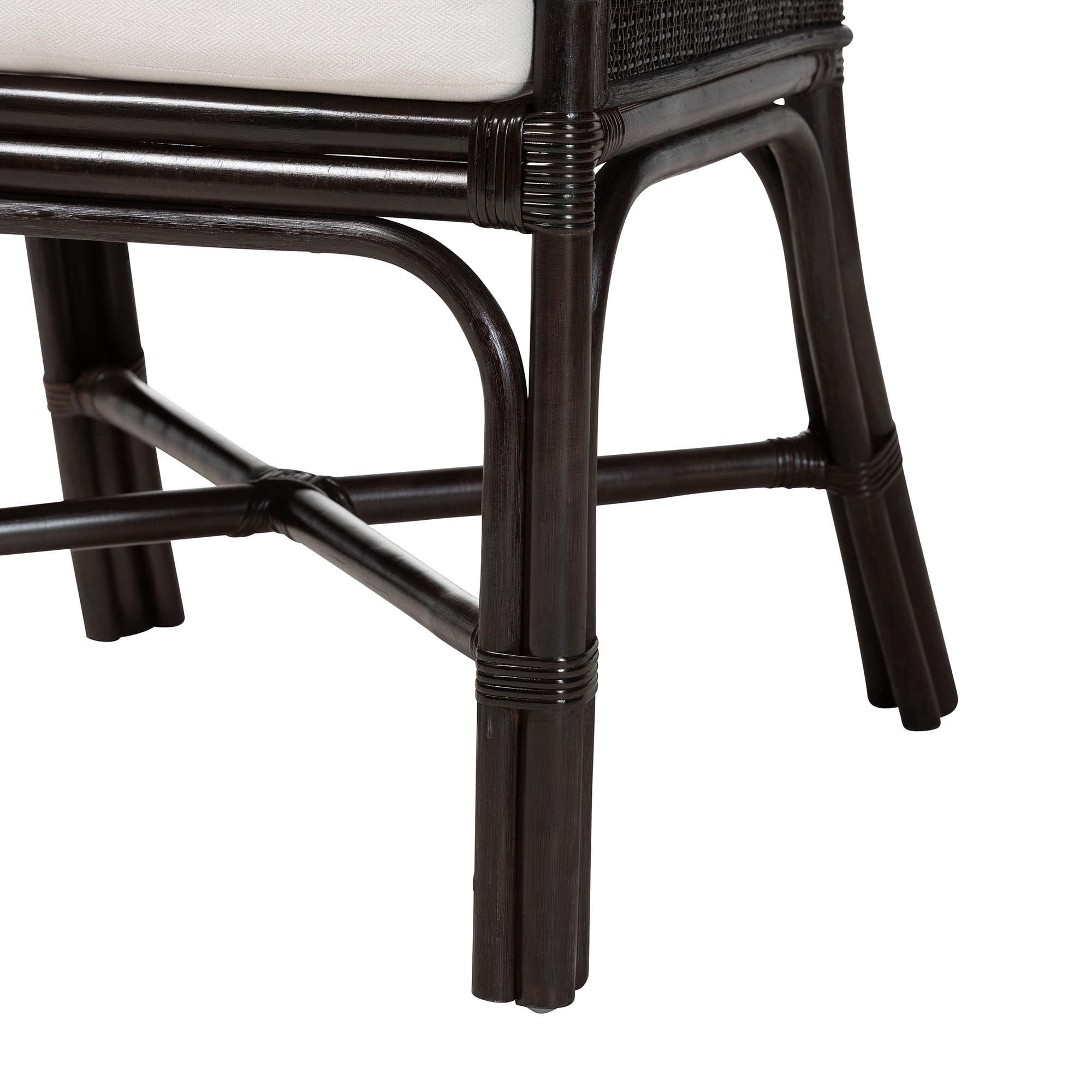 bali & pari Acton Boho Dining Chair, 2-Piece, Espresso