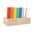 thumbnail image 3 of Juego de anillos apilables y clasificadores de colores para niños de 1, 2 y 3 años. Juguete sensorial práctico y fácil de usar para el desarrollo, 3 of 9