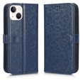 thumbnail image 2 of SaniMore Wallet Case for iPhone 14 6.1" 2022, Glitter PU Leather Case Polka Dot Card Slots Cash Pocket Kickstand Removeable Wrist Strsp Magnetic Clasp All-around Protective Case iphone 14, Blue, 2 of 12
