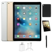 Restored Apple 12.9-inch (2048 x 2732) iPad Pro, Wi-Fi Only, 32GB, Exclusive Bundle Offer: Case, Tempered Glass, Stylus Pen, Rapid Charger - Silver (Refurbished)