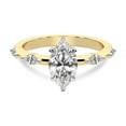 thumbnail image 5 of IGI Certified 3 Carat Marquise Shape Lab Grown Diamond Engagement Ring | 14K Yellow Gold | Sheryl Marquise Side Stone Diamond Ring | FG-VS1-VS2 Quality Friendly Diamonds, 5 of 7