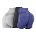 thumbnail image 1 of 3pz Shorts Licra Deportivo Mujer Sexy Short Yoga Gym Correr, 1 of 1