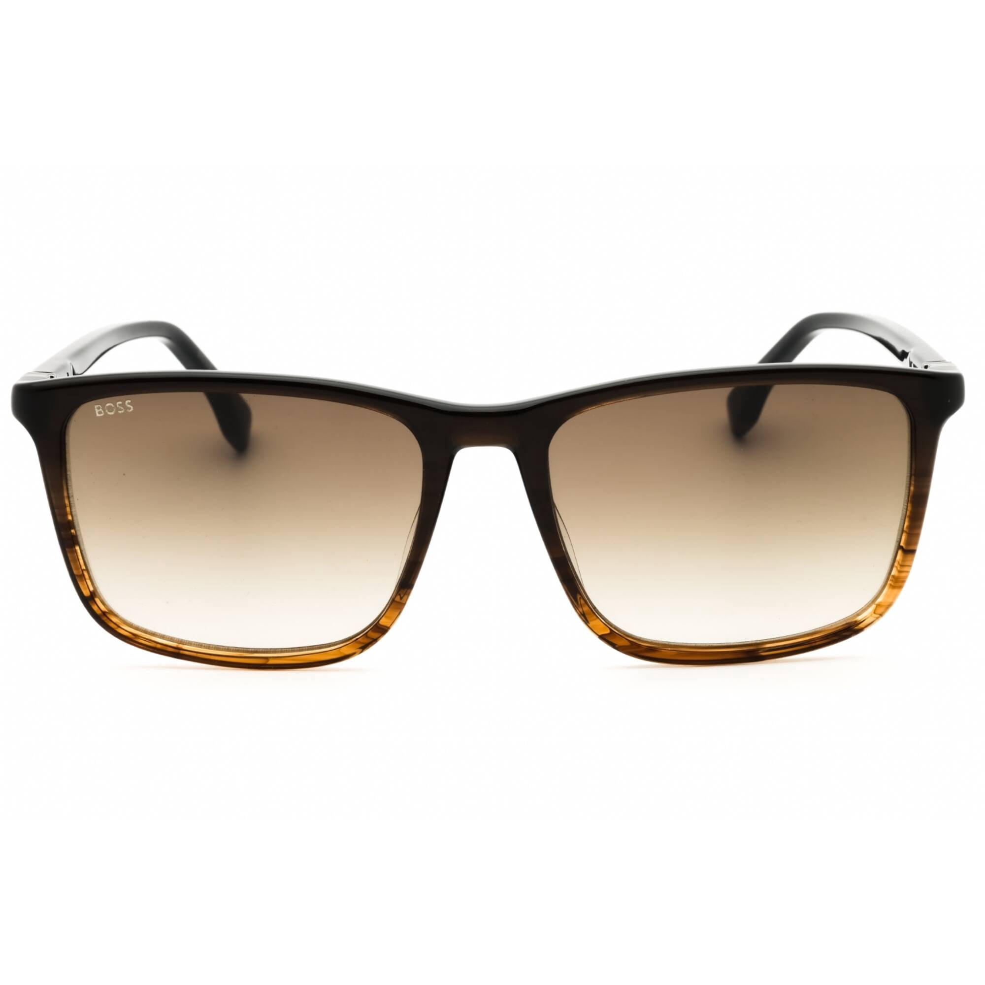 Hugo Boss Brown Shaded Square Men's Sunglasses BOSS 1434/S 0EX4/HA 56