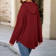 thumbnail image 6 of AloohaidyvioNo Boundaries Womens Half Zip Fleece Sweatshirts Fall Oversized Trendy Long Sleeve Casual Pullover Tops, 6 of 8