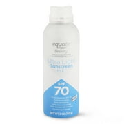 Equate Beauty Ultra-Light Continuous Spray Sunscreen Mist, Broad Spectrum, SPF 70, 5 oz