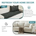 thumbnail image 5 of Eurhowing Fuzzy Sofa Cover for Dog, Non Slip & Pet-Friendly Slipcover Couch Cover Mat, Soft Washable Furniture Protector, 28"×59", Dark Gray, 5 of 9