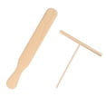 thumbnail image 3 of EeaseMX Cabilock 2pcs Kit de esparcidor de espátula de crepe de madera de haya Juego de herramientas profesionales para hacer tortillas, 3 of 8