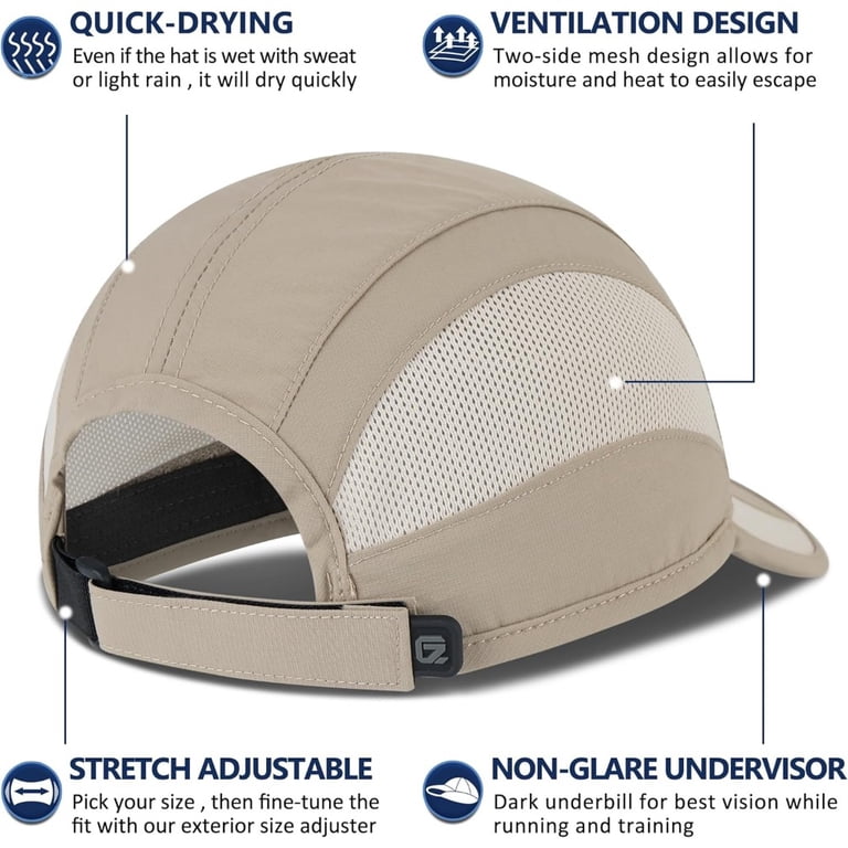 GADIEMKENSD Quick Dry Run Hat Cooling Breathable Mesh  display picture 1