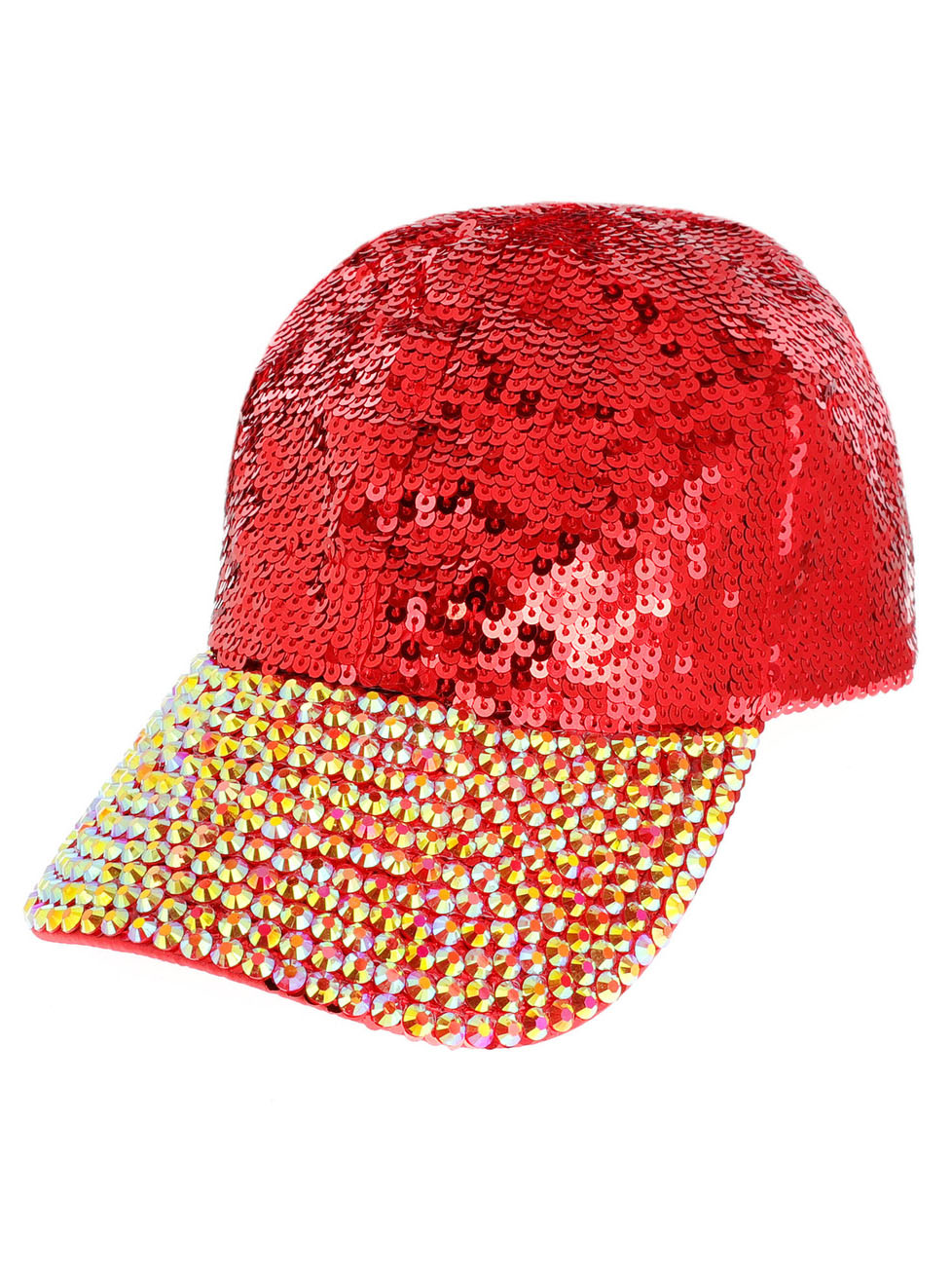Womens Sequin Fashion Baseball Cap w 