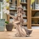 thumbnail image 2 of Figura decorativa de jardín de hadas con diseño de bruja nórdica en 3D y pentáculo. 16x7x20cm, 2 of 9