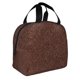 thumbnail image 2 of Disketp Dark Brown Glitter for Insulated Lunch Bag for Women and Men, Perfect for Work, Hiking, Picnic, 2 of 8