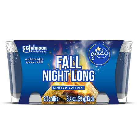 Glade Candles - Fall Night Long - 3 pcs /2ct
