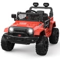 thumbnail image 1 of QinaQin 12V Ride on Truck for Kids, Electric Off-Road Car with Parent Remote Control, Spring Suspension, LED Lights, Bluetooth Music, 3 Speed Modes, 1 of 8