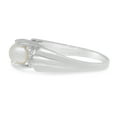 thumbnail image 4 of 10k White Gold Freshwater Cultured Pearl And Diamond Ring, 4 of 6