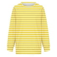 thumbnail image 6 of Weikingp Women Sweatshirts Womens Pullover Sweatshirt Travel Clothes Women Winter Clothing for Women Sweatshirts Women Yellow 2XL, 6 of 7
