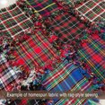 thumbnail image 3 of JCS Scotty Red Tartan Christmas Plaid 100% Cotton Homespun Fabric - Sold by the Yard, 3 of 6