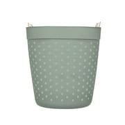 Mainstays Oval Flex Laundry Basket, Sage Plastic