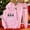 Pink, variant on Brondbend Women Sweatsuits 2 Piece Set Hoodie Womens Long Sleeved Pocket Drawstring Pullover Printed Elastic Waist Jogger Outfits Stylish Loose Tracksuits Vacation Fall Winter Sets Black