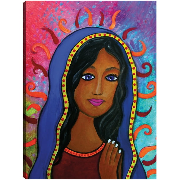 Cuadro Decorativo - Nuestra Señora de Guadalupe Jr Impresión en canvas, estrechado.