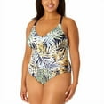 thumbnail image 4 of Hurley Womens One Piece Swimsuit Size: L, Color: Cayman Palms, 4 of 7