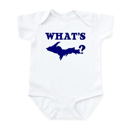 

CafePress - What s UP Body Suit - Baby Light Bodysuit Size Newborn - 24 Months