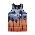 thumbnail image 3 of Corona Extra Palms Crew Neck Sleeveless Adult Tank Top-Medium, 3 of 5