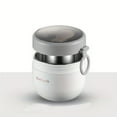 thumbnail image 1 of YOPTOP 20.29oz Stainless Steel Insulated Lunch Box - Keeps Food Fresh & Hot All Day  Microwave Safe  Ideal for Work or School,White, 1 of 6