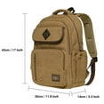 thumbnail image 2 of KAUKKO Casual Daypacks Mochilas multipropósito, Mochila al aire libre, Mochila de viaje (AMARILLO) KAUKKO KF17-YELLOW, 2 of 5