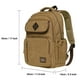 thumbnail image 2 of KAUKKO Casual Daypacks Mochilas multipropósito, Mochila al aire libre, Mochila de viaje (AMARILLO) KAUKKO KF17-YELLOW, 2 of 5