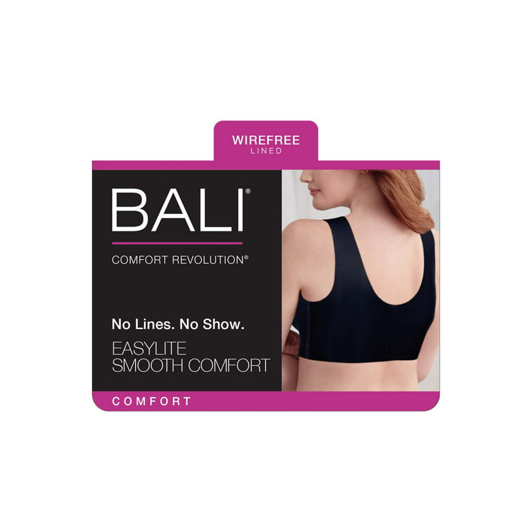 Bali Women's Comfort Revolution Ultimate Wire-free Support T-shirt Bra -  Df3462 S White : Target