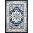 thumbnail image 1 of Bashian D113-NV-76X96-MH106 Dakota Collection Geometric Transitional Polypropylene Power Loom Area Rug, Navy - 7 ft. 6 in. x 9 ft. 6 in., 1 of 1
