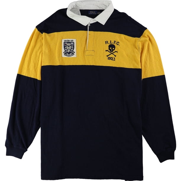 Ralph Lauren - Polo de rugby para hombre, color azul, 2LT