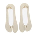 thumbnail image 3 of Dos calcetines de los pies, calcetines de punta de tobillo delgados antideslizantes para niñas deportivas informales al aire libre, verde, 3 of 8