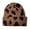 Cow-Coffee, variant on Women Zebra Pattern Beanie Hat Winter Knitted Baggy Slouchy Ski Skull Cap