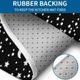 thumbnail image 4 of Black White Star Moon Pattern Bathroom Rugs Sets 3 Piece,Toilet Cover Set,Absorbent Non Slip Bathroom Mats Sets with U-Shaped Contour Rug Toilet Rug Set, 4 of 5