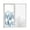 Dark Blue, variant on Window Privacy Film, Purple Forest UV Sun Blocking Window Tint Film Heat Control One Way Blackout Window Film, Modern Abstract Silhouette Art Non Adhesive Static Cling Window Sticker 17.7x39.3 In