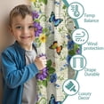 thumbnail image 3 of Blackout Kids Curtains,Butterfly and Floral Purple Pattern Children's Insulated Curtains Set Of 2,Bedroom Essentials,Toddler Room Decor 42"x54", 3 of 5