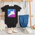 thumbnail image 3 of Vaporwave NASA Space Transportation Romper Boys or Girls Infant Baby Brisco Brands 12M, 3 of 7